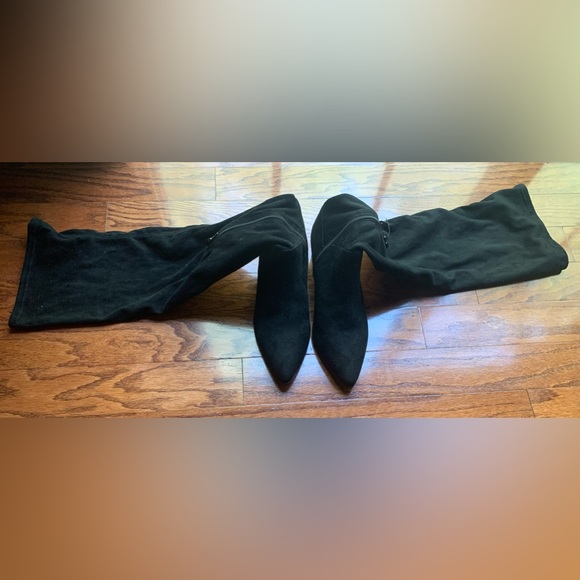 Express Black Swede Over The Knee Boot Size 9 NWT - Picture 2 of 3